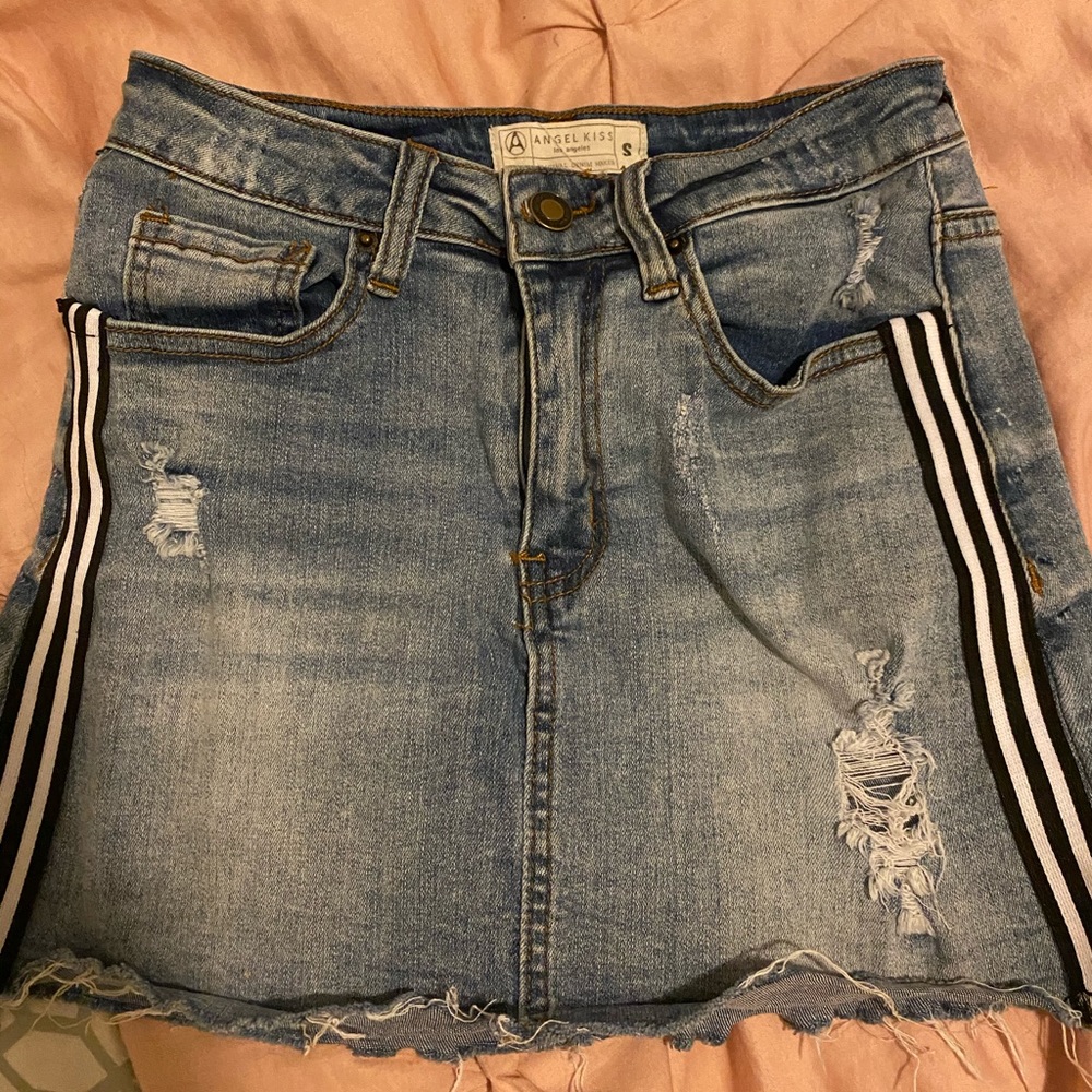 small jean skirt